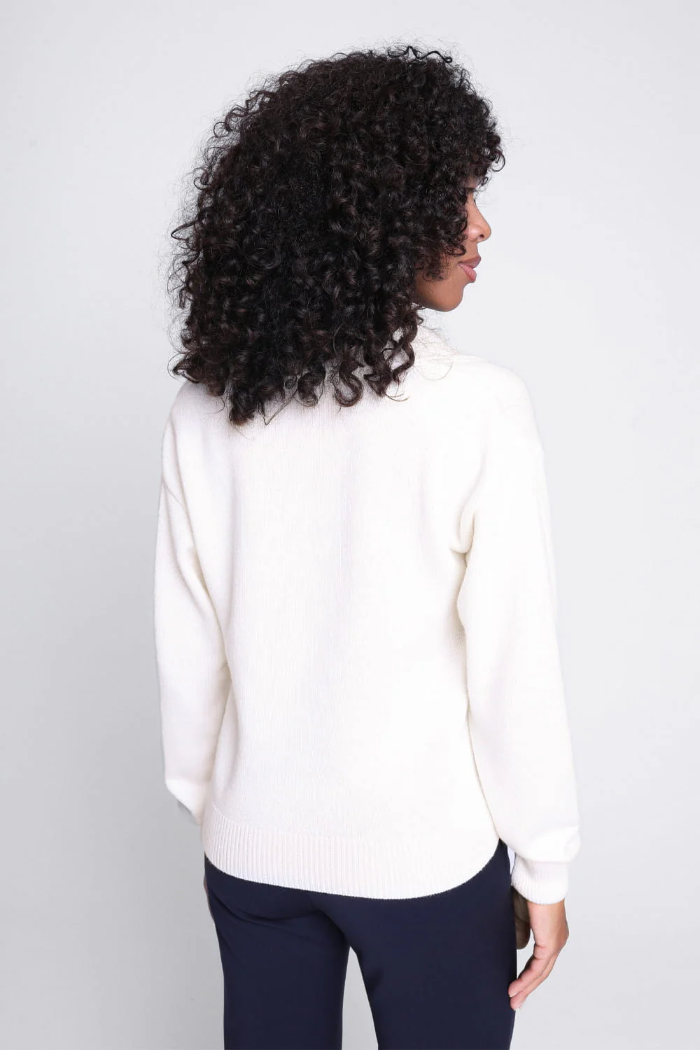 Sweter Miss Effortless Off White - Image 6