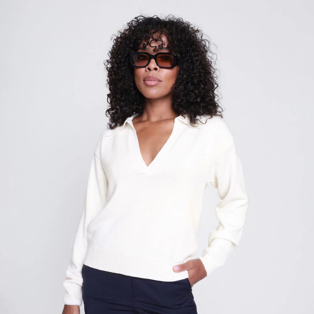 Sweter Miss Effortless Off White - Image 8