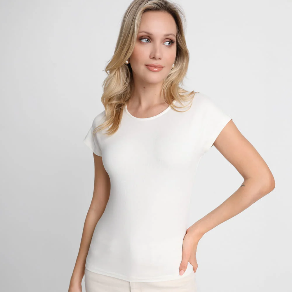T-shirt Miss Sleek Off White - Image 6