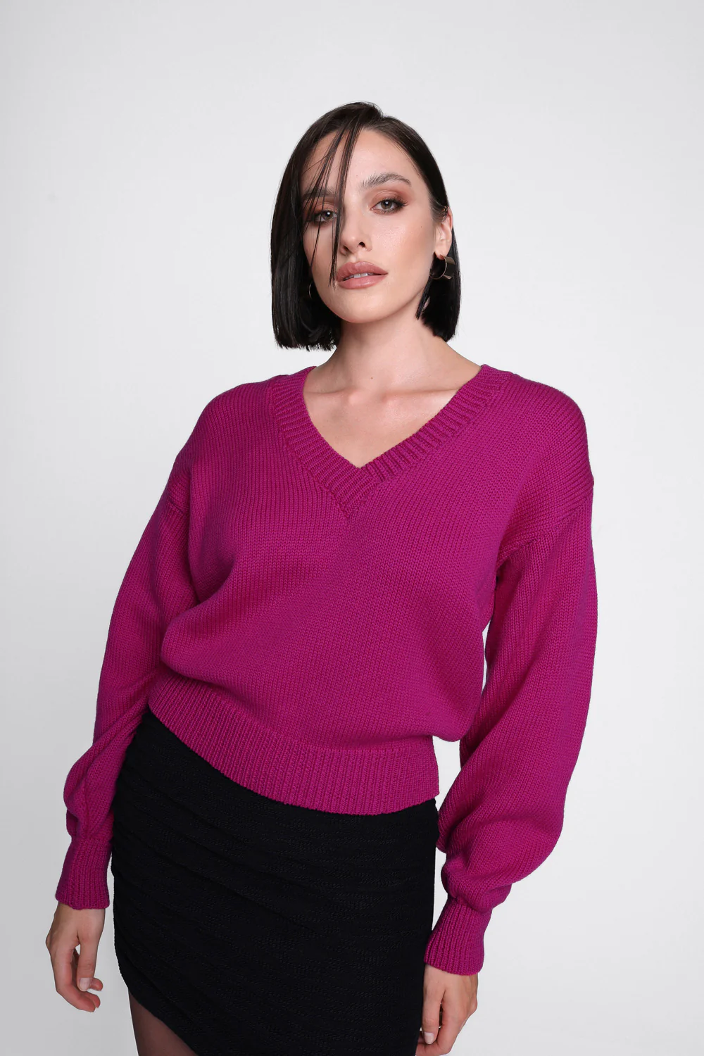 Sweter Miss Timeless Magenta - Image 3