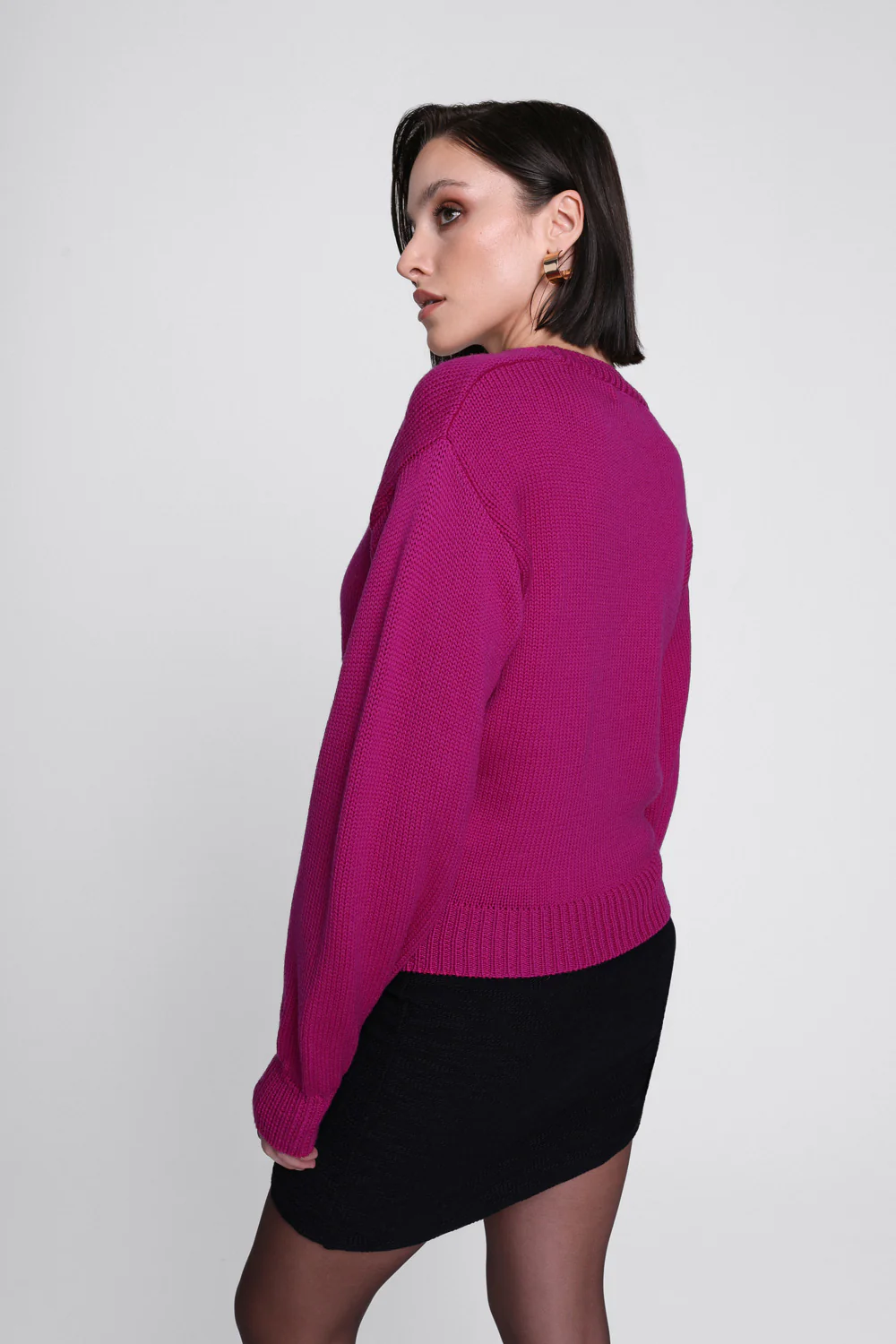 Sweter Miss Timeless Magenta - Image 4