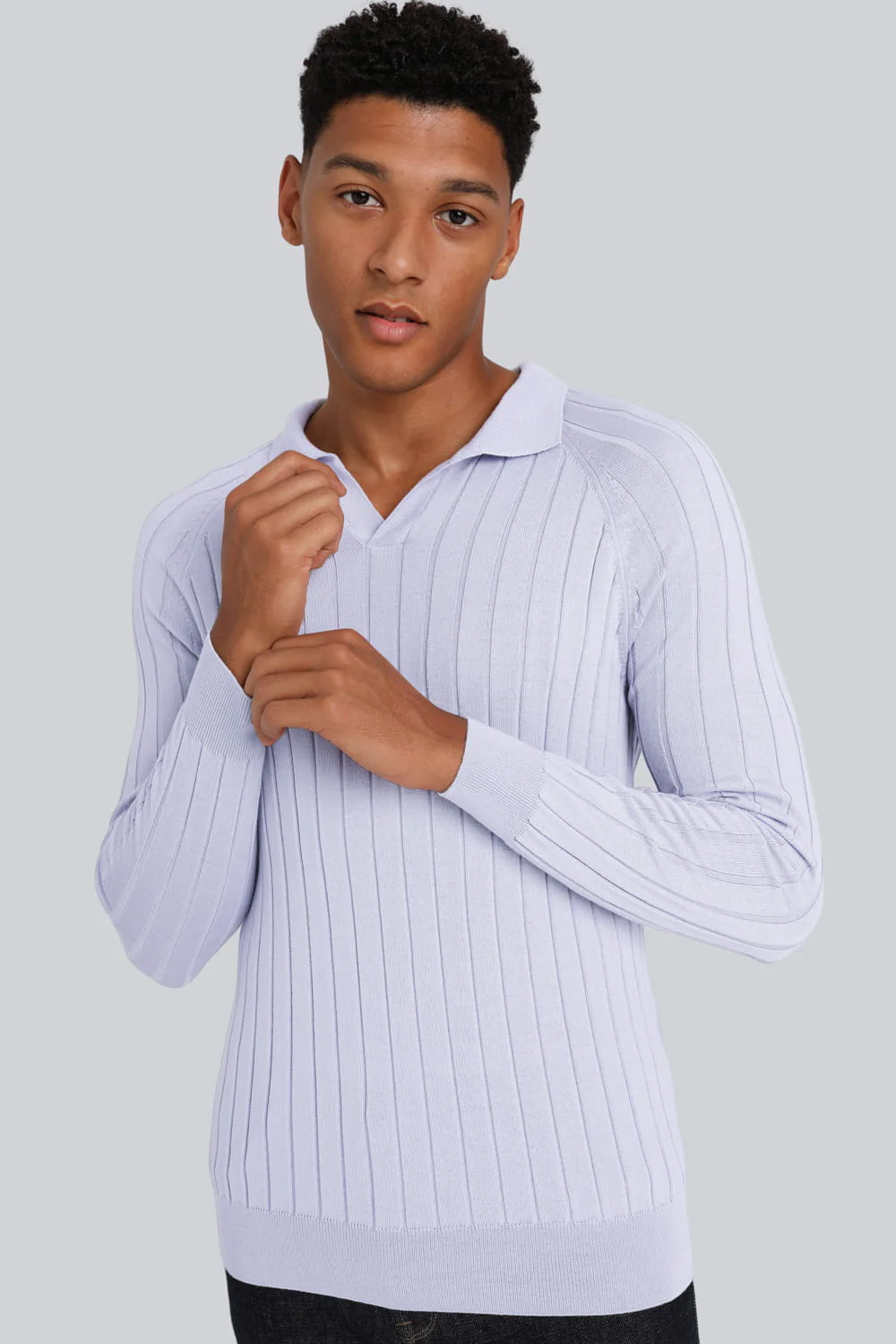 Longsleeve Mr Polo Grey - Image 6