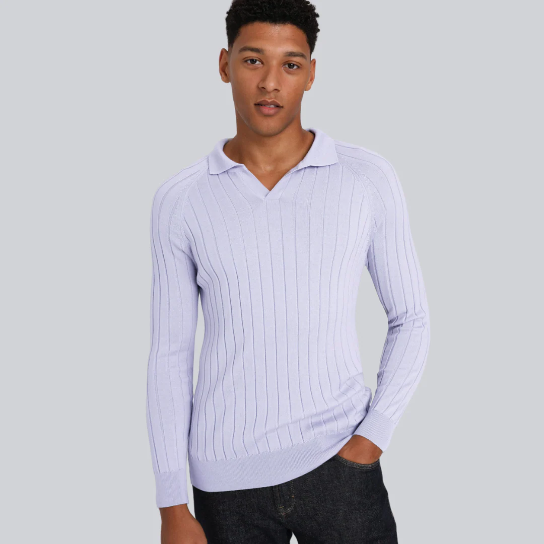 Longsleeve Mr Polo Grey - Image 8