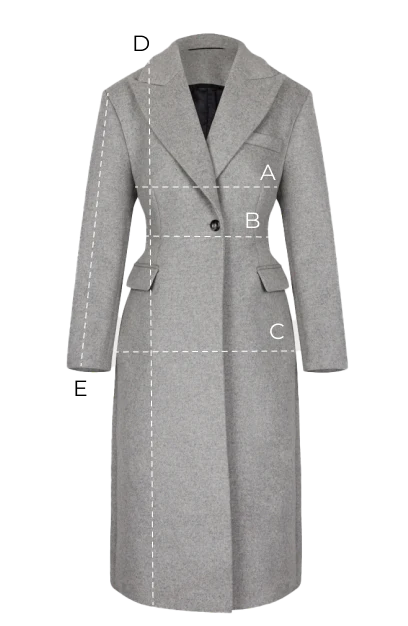 Płaszcz Miss Classic Light Grey - Image 10