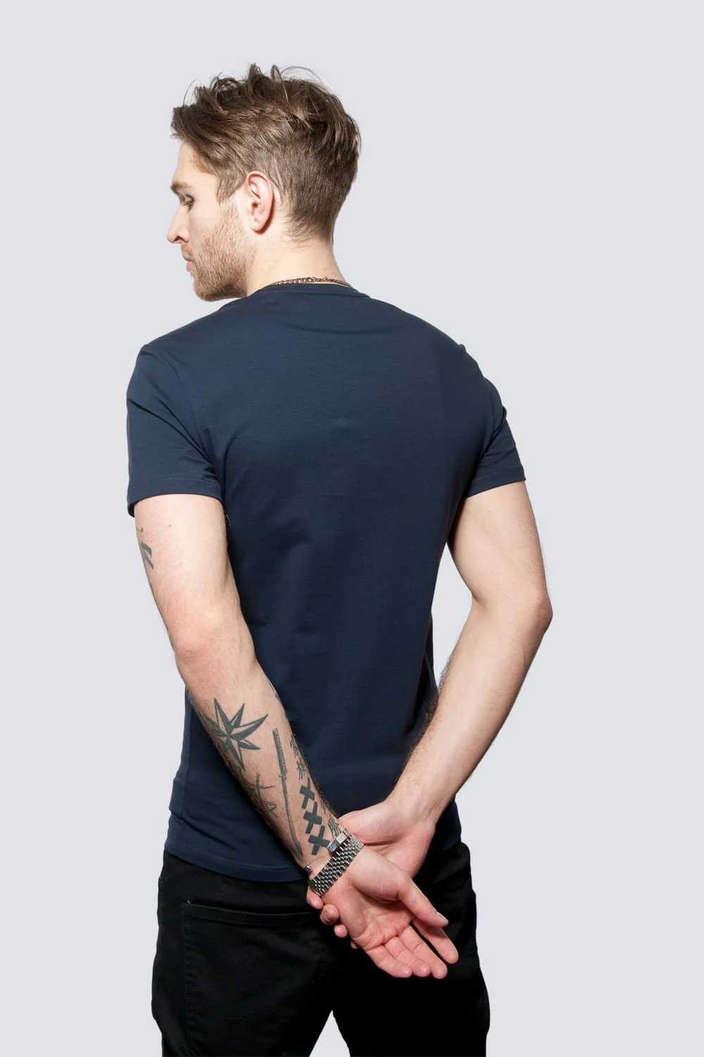 T-shirt Mr Basic Navy - Image 3