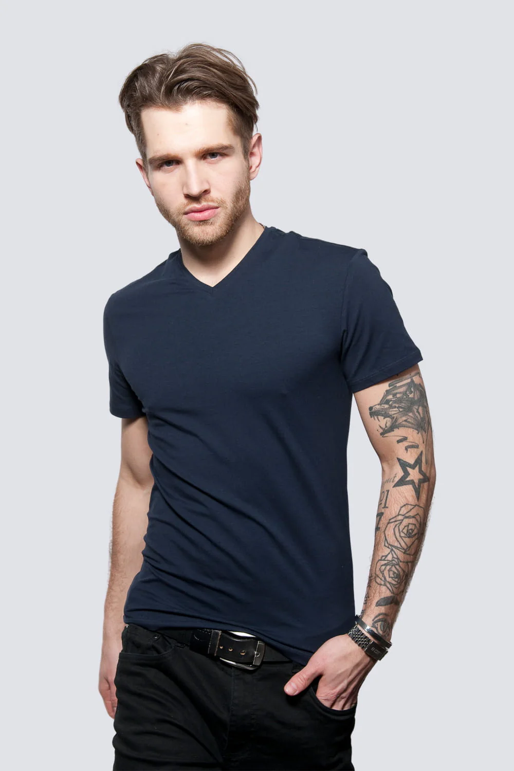 T-shirt Mr Basic Navy - Image 6