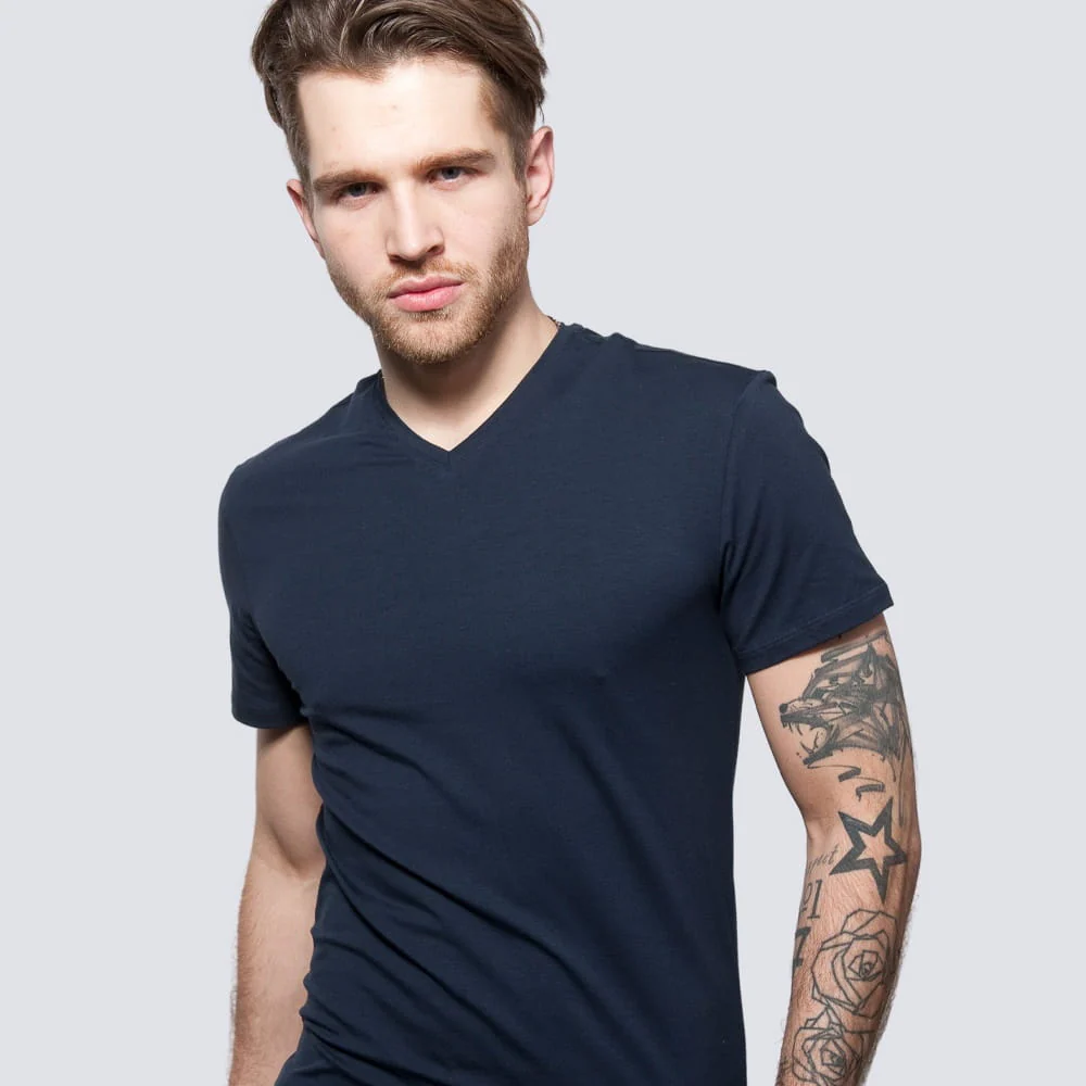 T-shirt Mr Basic Navy - Image 7