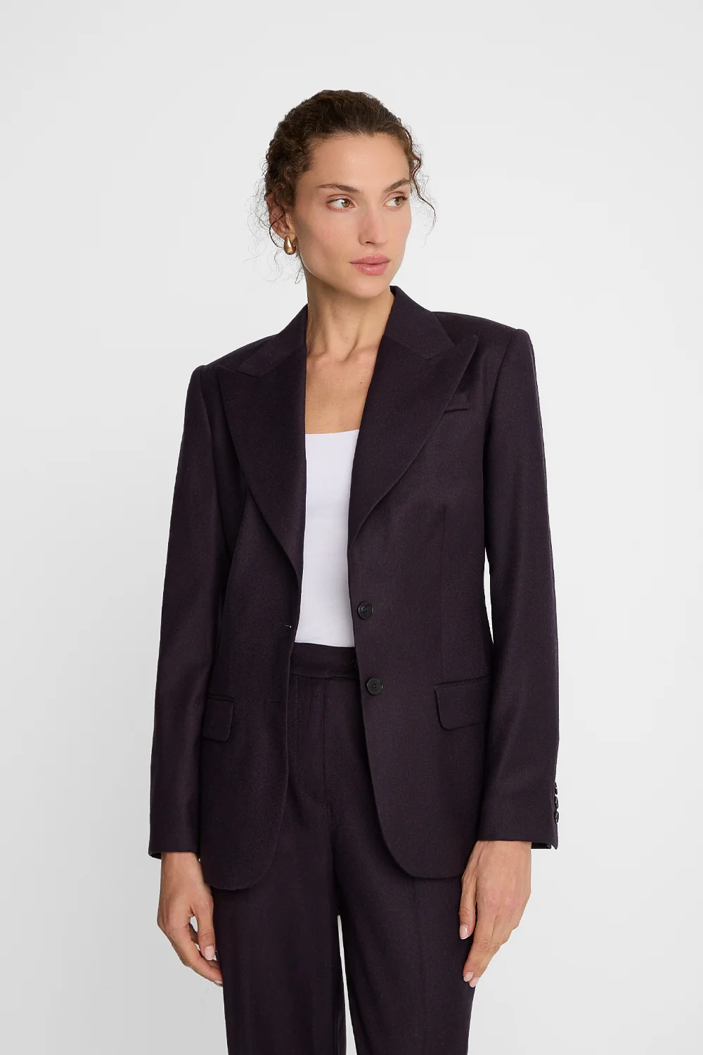 Marynarka Miss Heritage Melange Plum - Image 4