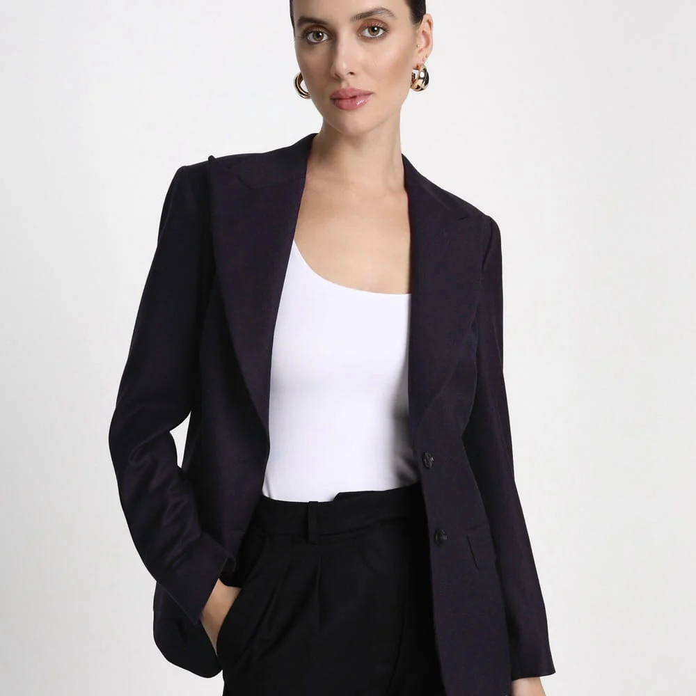 Marynarka Miss Heritage Melange Plum - Image 9