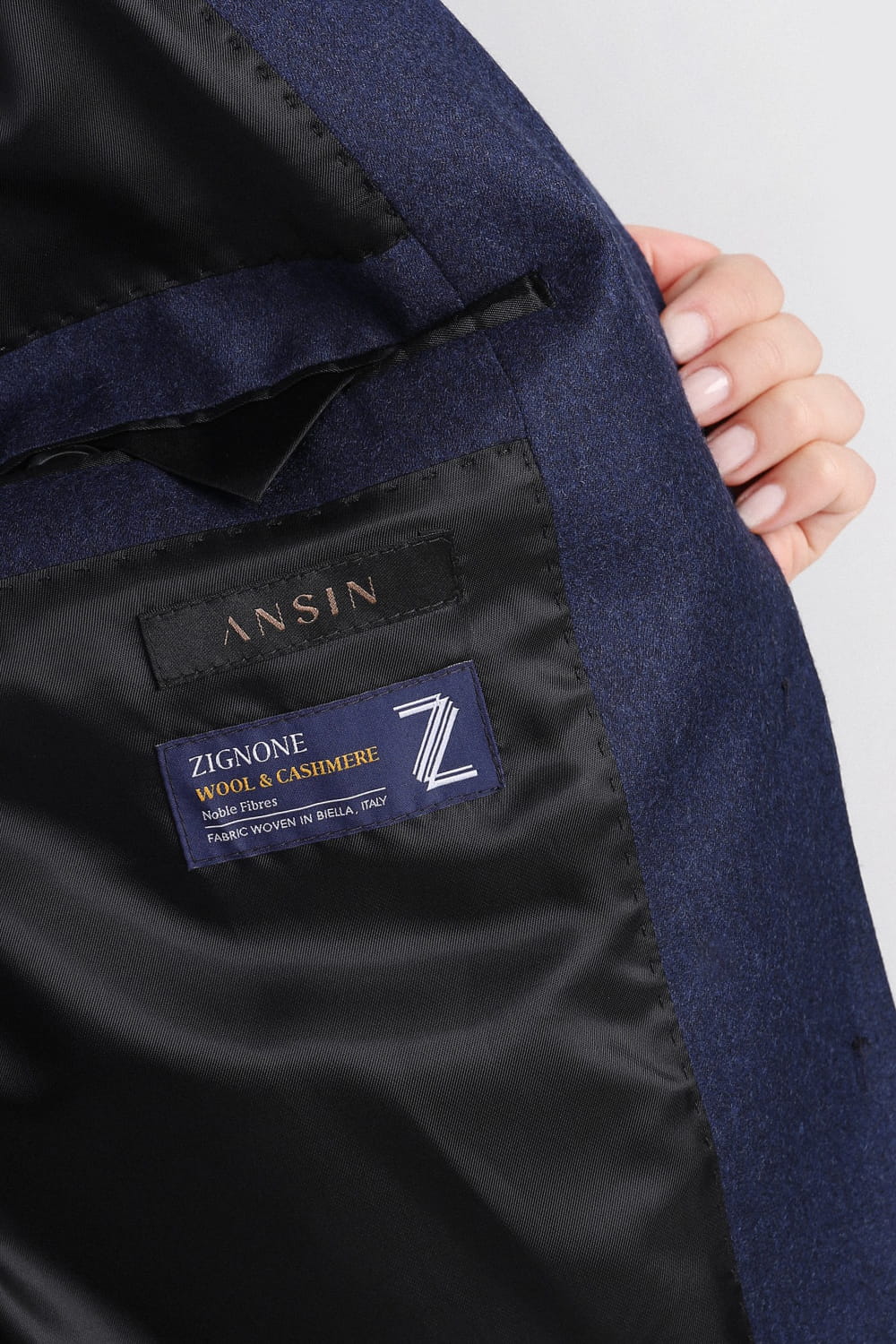 Marynarka Miss Heritage Melange Navy - Image 3