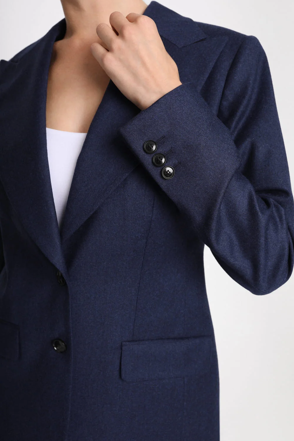 Marynarka Miss Heritage Melange Navy - Image 6