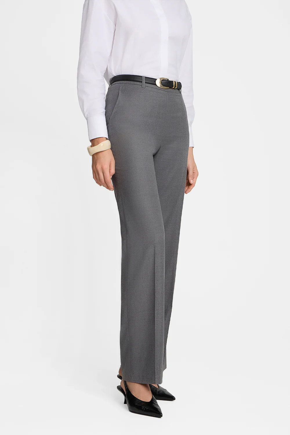 Spodnie Miss Minimal Melange Grey - Image 4