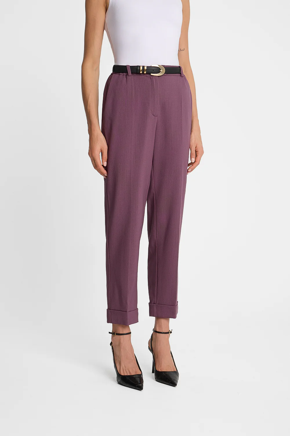 Spodnie Miss Unique Mauve - Image 3