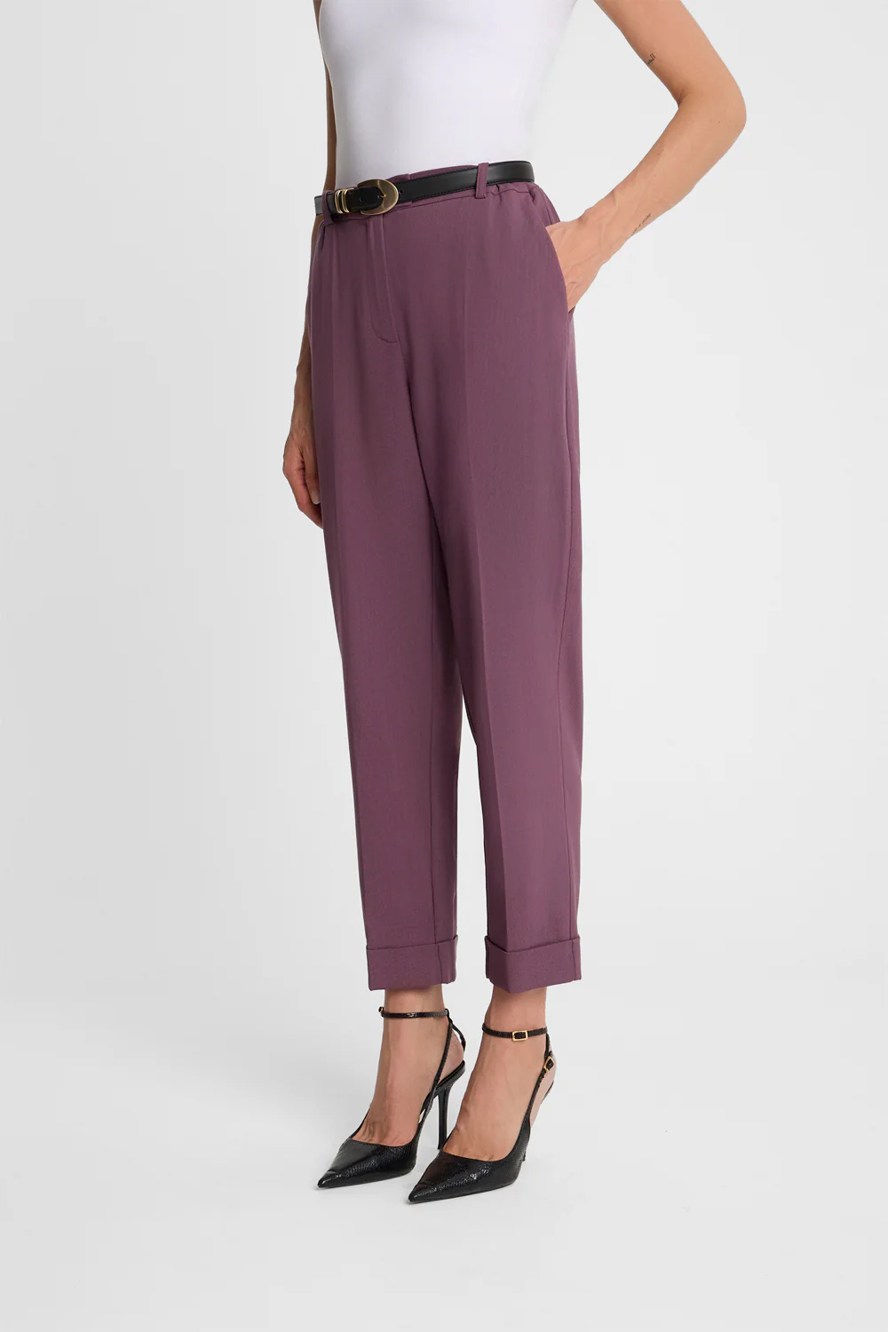 Spodnie Miss Unique Mauve - Image 4