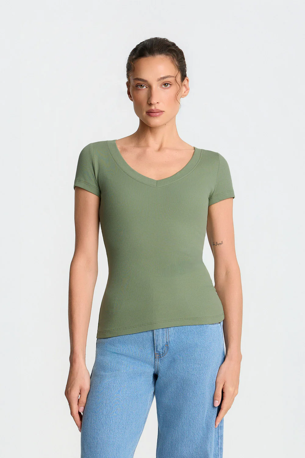 T-shirt Miss Womanly Green - Image 3